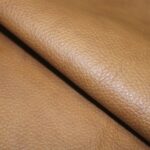 Upholstery Leather Grained Tobacco Brown