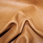 Upholstery Leather Grained Tobacco Brown