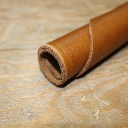 Upholstery Leather Grained Waxed Brown