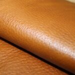 Upholstery Leather Grained Waxed Brown