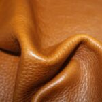 Upholstery Leather Grained Waxed Brown