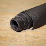 Upholstery Leather Grained Dark Jungle Brown