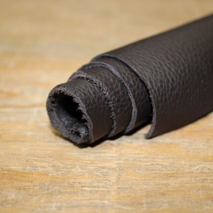 Upholstery Leather Grained Dark Jungle Brown