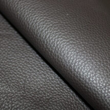 Upholstery Leather Grained Dark Jungle Brown