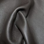 Upholstery Leather Grained Dark Jungle Brown