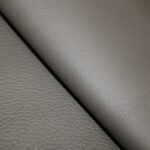 Upholstery Leather Grained Carbon Gray
