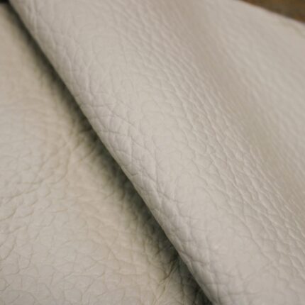 Upholstery Leather Elephant Grained Ecru