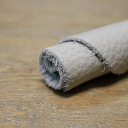 Upholstery Leather Grained Off-White