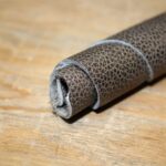 Upholstery Leather Grained Quartz Brown