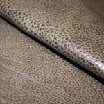 Upholstery Leather Grained Quartz Brown