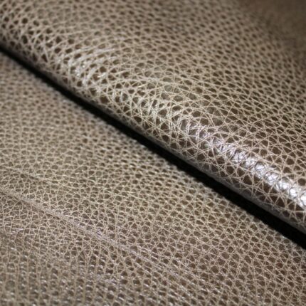 Upholstery Leather Grained Quartz Brown