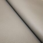 Upholstery Leather Grained Grullo Gray