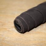 Upholstery Leather Grained Midnight Brown Matte