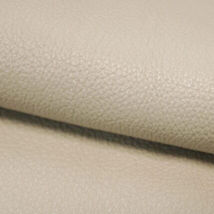 Upholstery Leather Grained Pale Beige