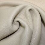 Upholstery Leather Grained Pale Beige