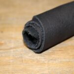 Upholstery Leather Grained Matte Black
