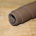 Upholstery Leather Grained Shadow Brown