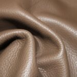 Upholstery Leather Grained Shadow Brown