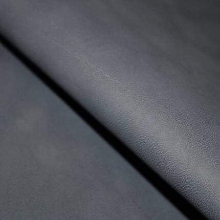 Upholstery Leather Matte Midnight Blue