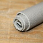 Upholstery Leather Grained Manatee Gray