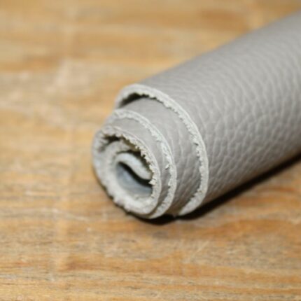 Upholstery Leather Grained Manatee Gray