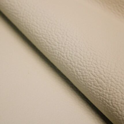 Upholstery Leather Grained Pale Yellow