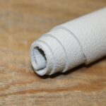 Upholstery Leather Grained Ice White