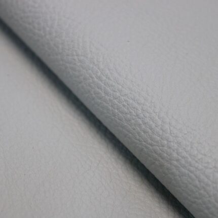 Upholstery Leather Grained Ice White