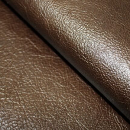 Upholstery Leather Distressed Smooth Cowhide Military Brown