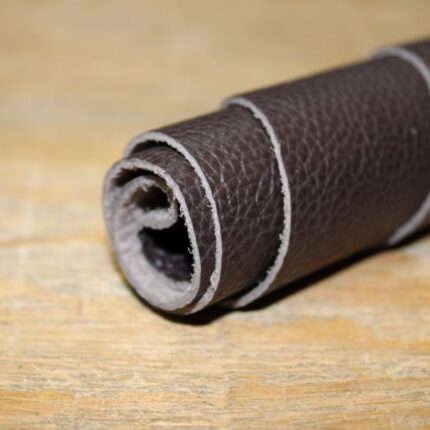 Upholstery Leather Grained Bistre Brown