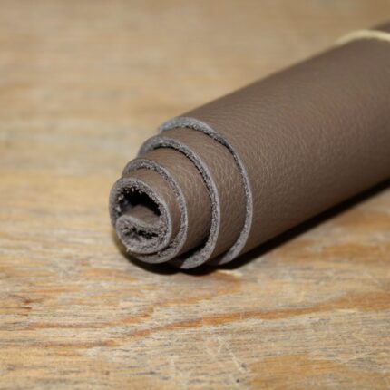 Upholstery Leather Grained Pastel Brown