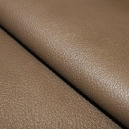 Upholstery Leather Grained Pastel Brown