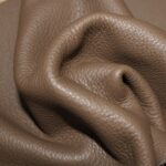 Upholstery Leather Grained Pastel Brown