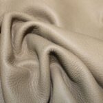 Upholstery Leather Grained Grullo Beige