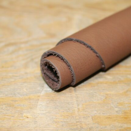 Upholstery Leather Smooth Cowhide Beaver Brown