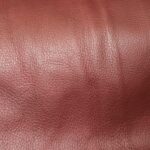 Upholstery Leather Grained Wine Red