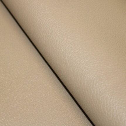 Upholstery Leather Grained Dark Beige