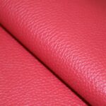 Upholstery Leather Grained Candy Red