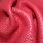 Upholstery Leather Grained Candy Red