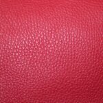 Upholstery Leather Grained Candy Red