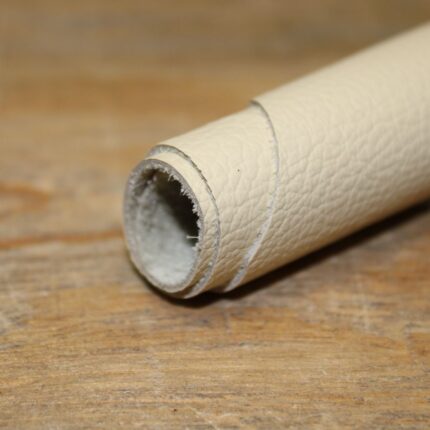 Upholstery Leather Grained Parchment Beige