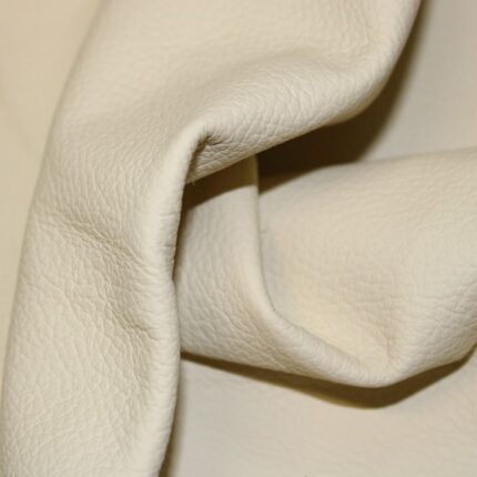 Upholstery Leather Grained Parchment Beige