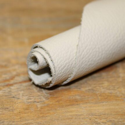 Upholstery Leather Grained Rice Beige