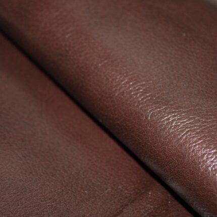 Upholstery Leather Smooth Cowhide Cognac Brown