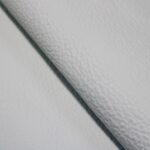 Upholstery Leather Grained Ghost White
