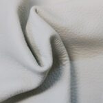 Upholstery Leather Grained Ghost White