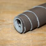 Upholstery Leather Grained Mink Brown