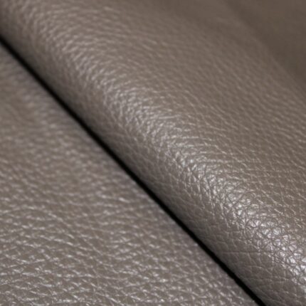 Upholstery Leather Grained Mink Brown