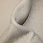 Upholstery Leather Grained Cotton Beige