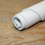 Upholstery Leather Grained White